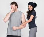 a man and a woman standing