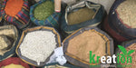 various herbs and spices in containers