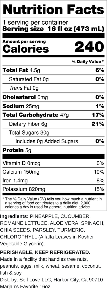 
                  
                    Marjan's Favorite Juice (16 oz)
                  
                