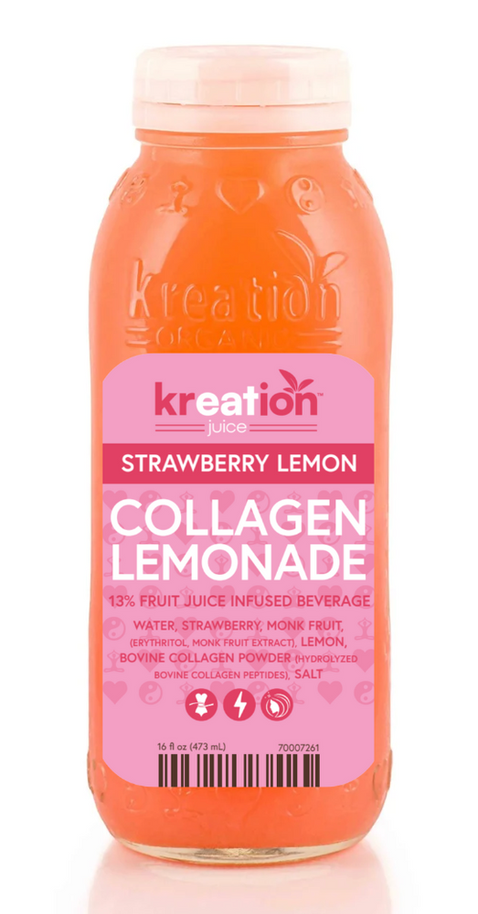 Strawberry Lemon Collagen Lemonade
