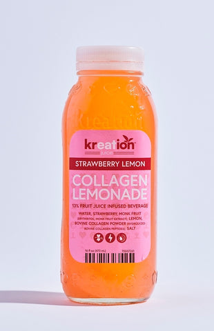 Strawberry Lemon Collagen Lemonade