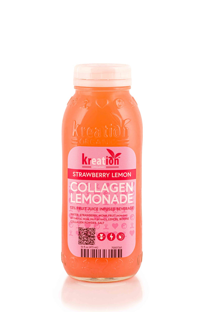 Strawberry Lemon Collagen Lemonade