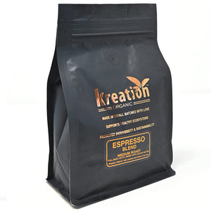 
                  
                    KREATION COFFEE, ESPRESSO Blend Medium Roast ORGANIC Whole Bean Coffee
                  
                